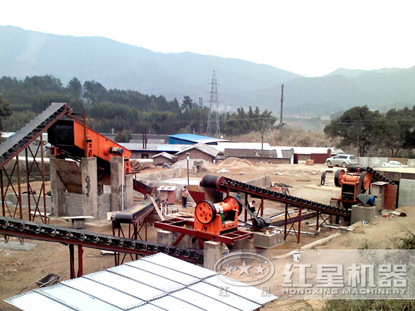制砂生產線現場圖片