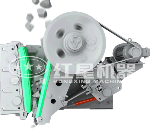 顎式破碎機工作原理圖
