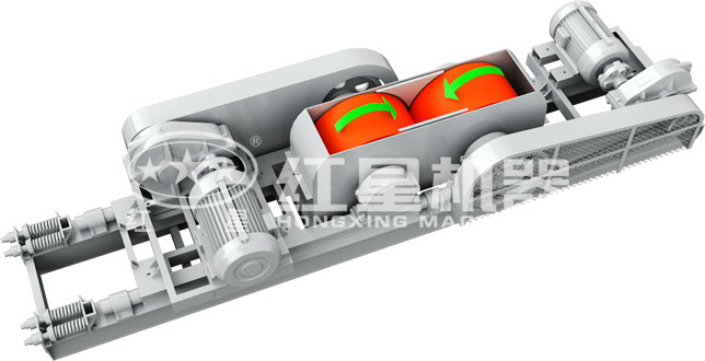 單輥式破碎機(jī)工作原理動態(tài)圖