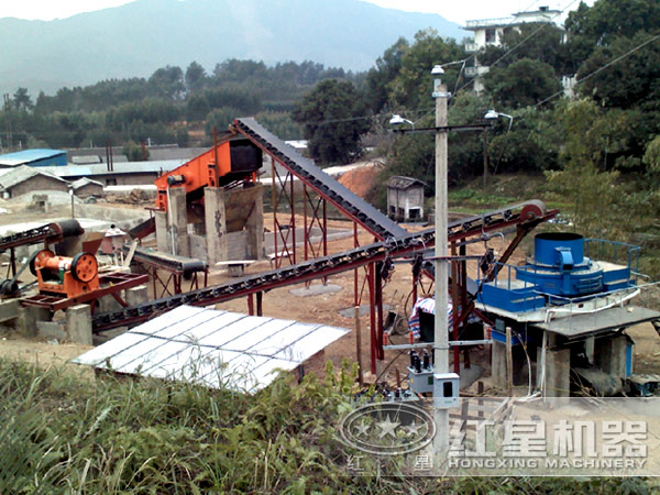 石子生產線現場圖