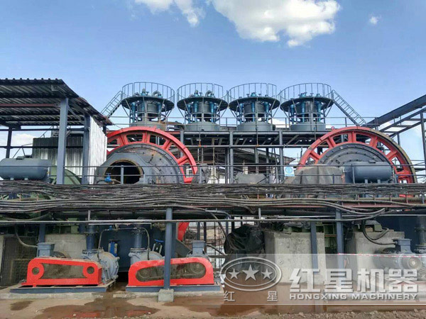 螢石浮選生產現場版實拍圖