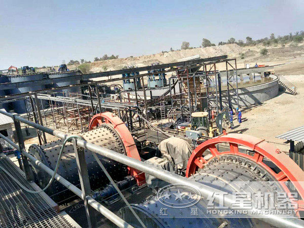 螢石生產現場圖