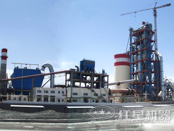 成套水泥設(shè)備生產(chǎn)現(xiàn)場(chǎng)圖