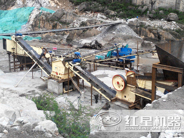 破碎生產現場圖