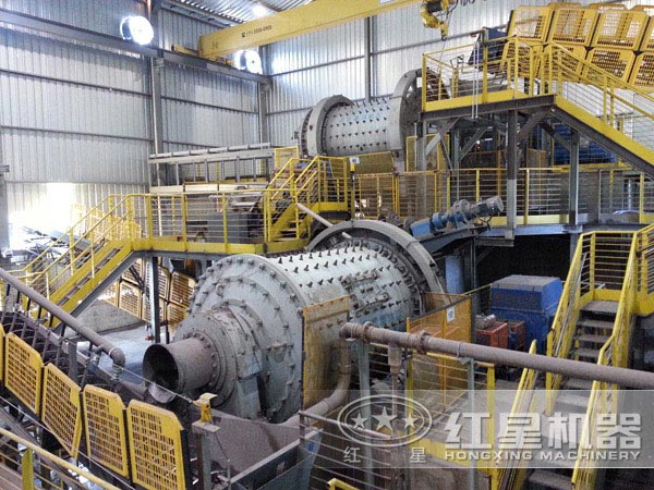 鐵礦球磨機現場圖