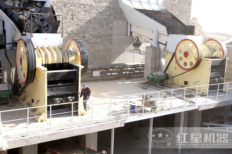 鄂破加工玄武巖,河南客戶現場 鄂破加工玄武巖,河南客戶現場