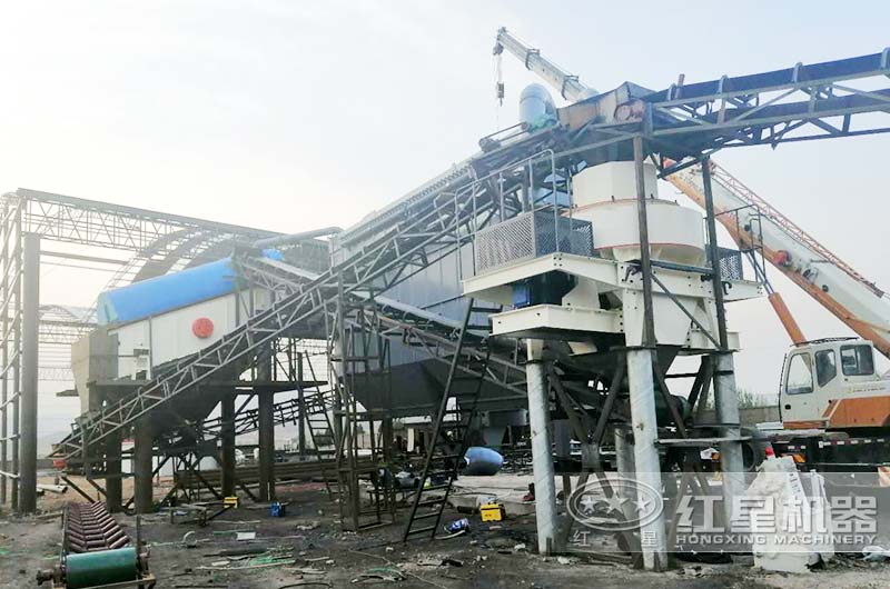 日產2000噸制砂機生產現場 日產2000噸制砂機生產現場