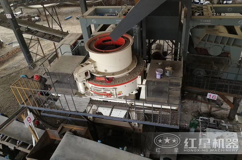 沖擊式制砂機作業現場 沖擊式制砂機作業現場