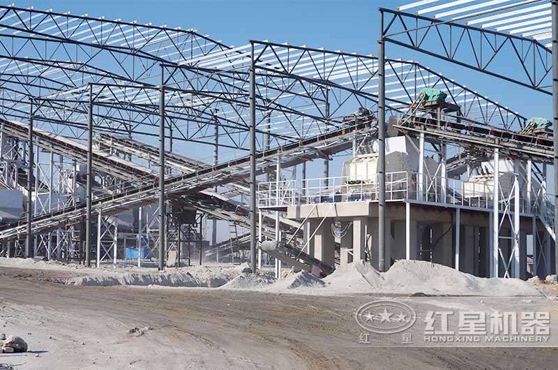 大型沙場生產現場實拍