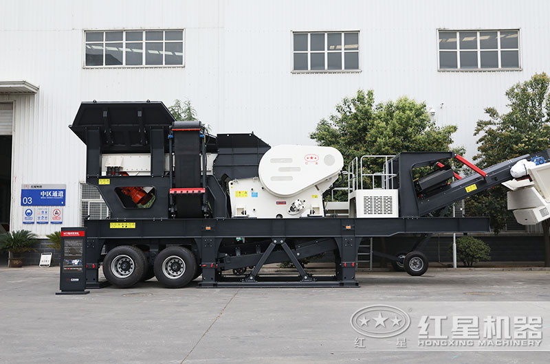 輪胎式移動破煤機現場實拍