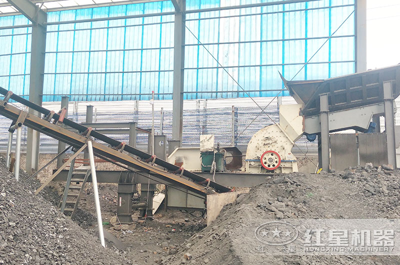 煤炭粉碎加工客戶現場