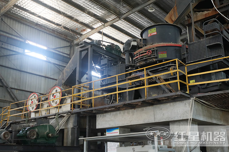 青石碎石加工客戶現場實拍