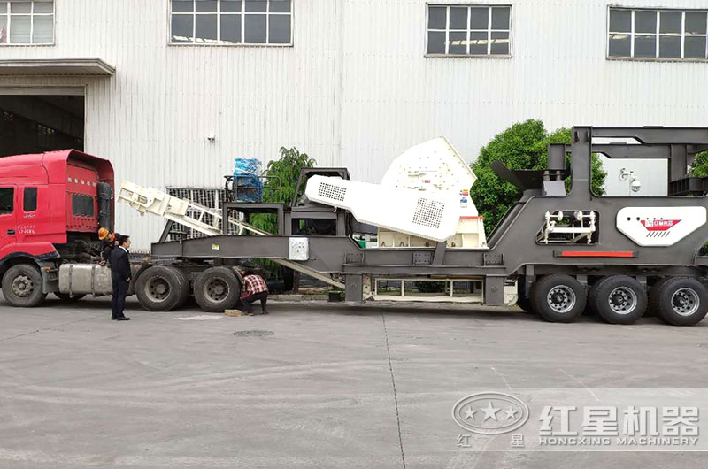 移動錘式制砂機發往湖南 移動錘式制砂機發往湖南