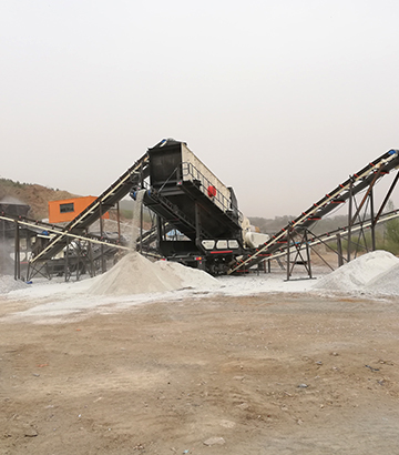 日產2000噸移動式破碎機長春生產現場