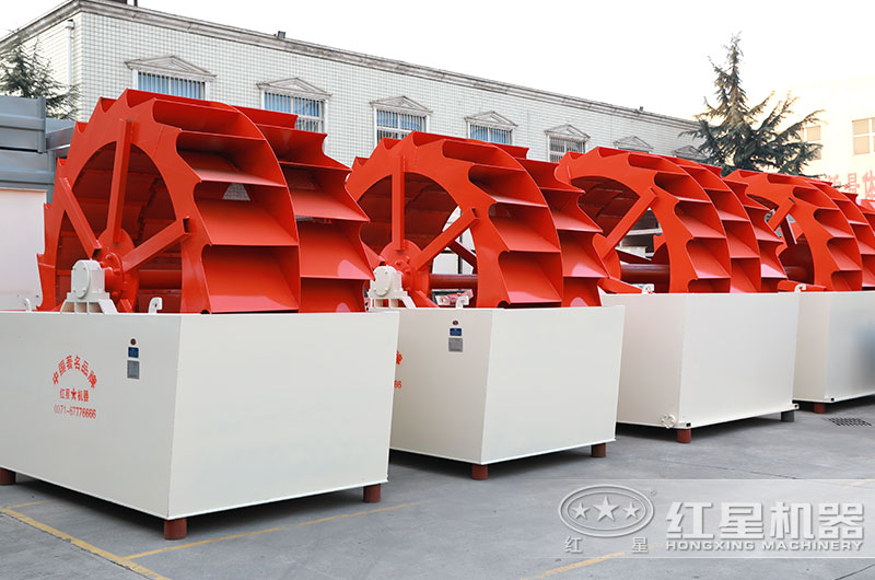 洗砂機廠區一角