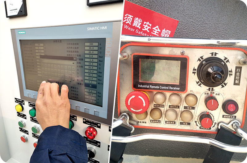 觸摸屏作業、遙控行走