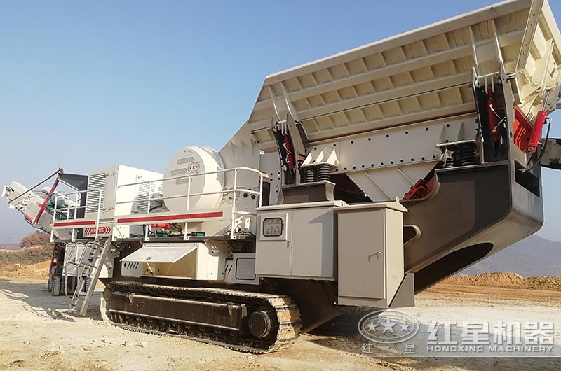 履帶式移動建筑垃圾處理設備