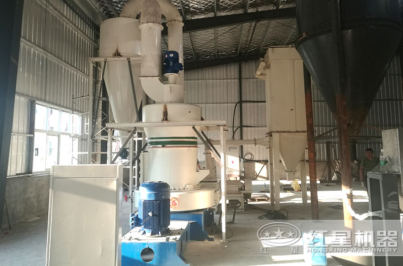 山西客戶磨粉生產現場圖