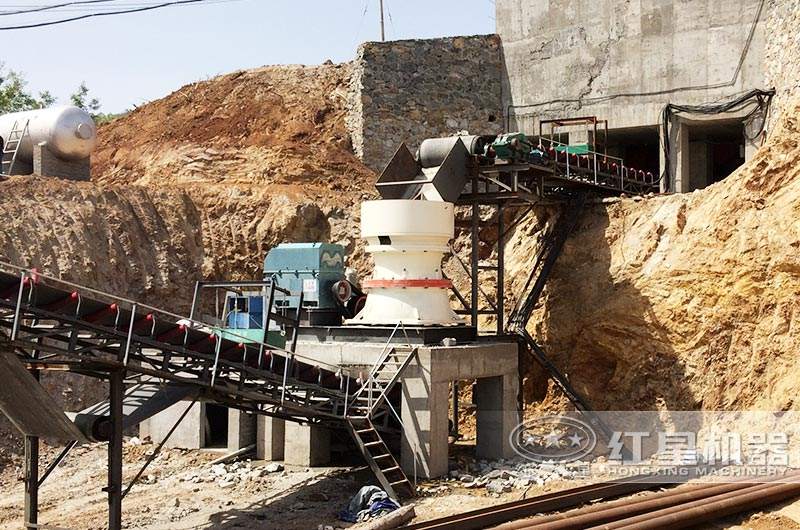 時產200噸制砂生產線現場，