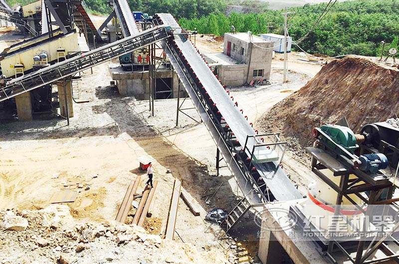 山西砂石料制砂生產線現場 山西砂石料制砂生產線現場