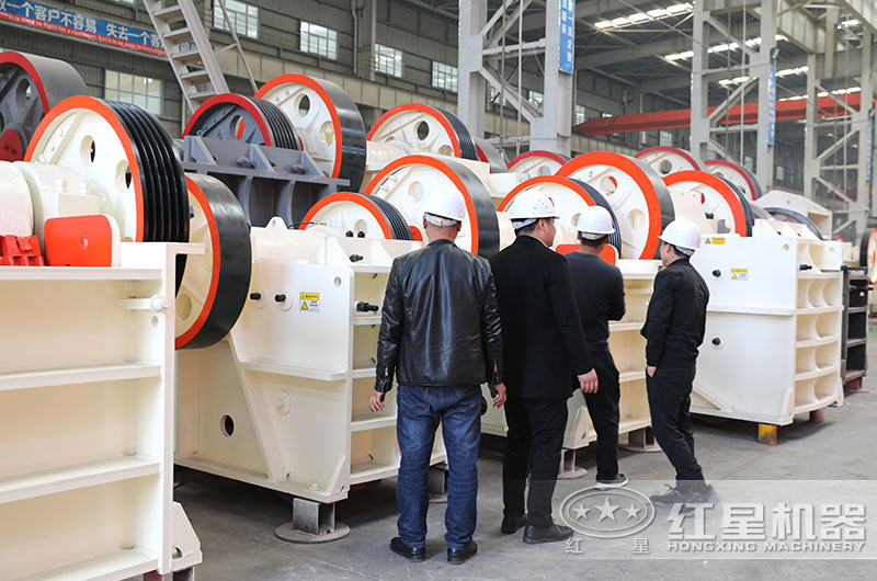 客戶到紅星設備生產車間實地考察 客戶到紅星設備生產車間實地考察