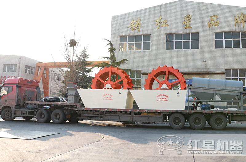 水洗石粉設備發(fā)往河南周口