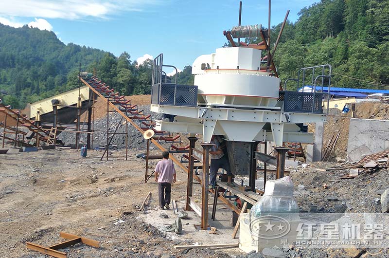 小型打砂機現場作業圖片