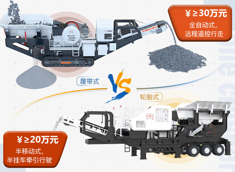 移動式破石頭的機器,靈活機動 移動式破石頭的機器,靈活機動