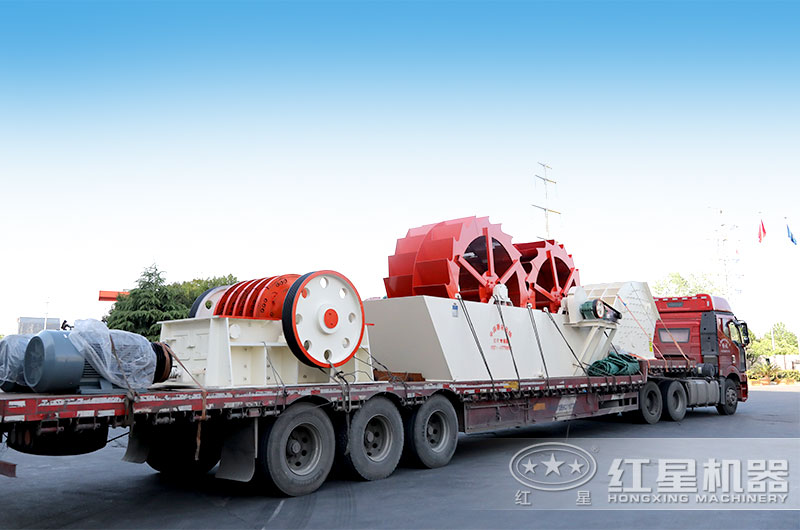 小型洗沙設備發貨出廠