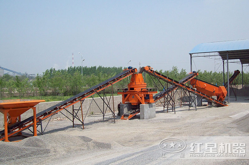 小型粉沙子機器運用于制沙生產線中