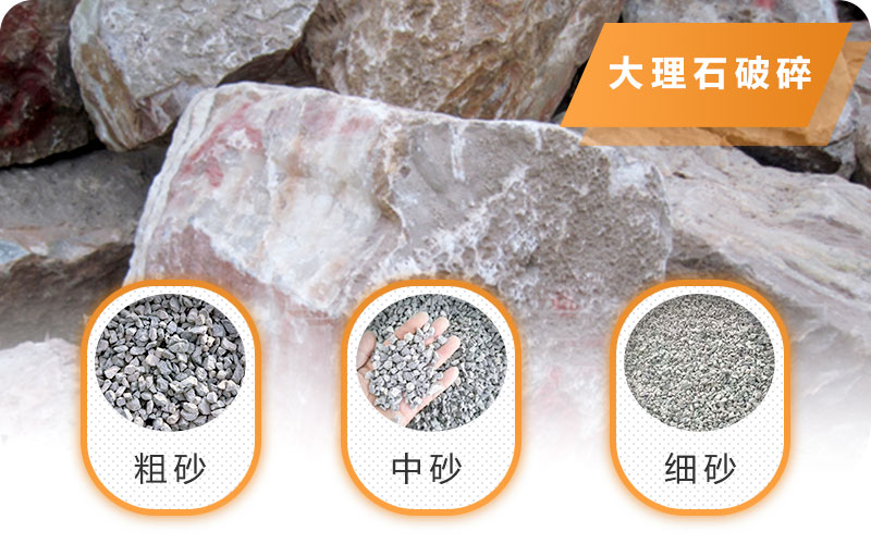 大理石破碎三種規格