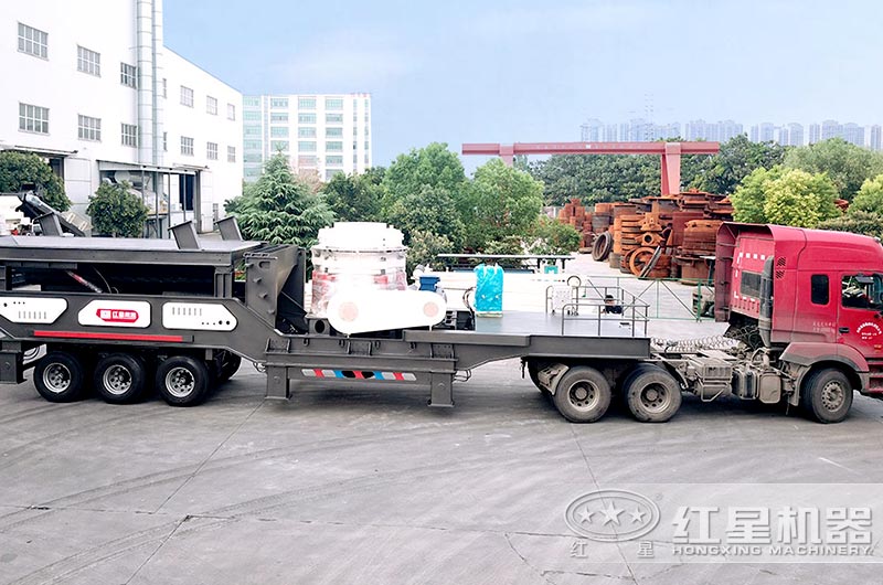 移動式水泥路面破碎機發貨現場圖