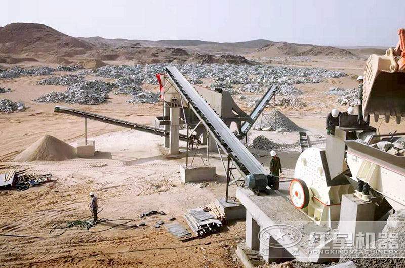 詔安縣碎石生產現場