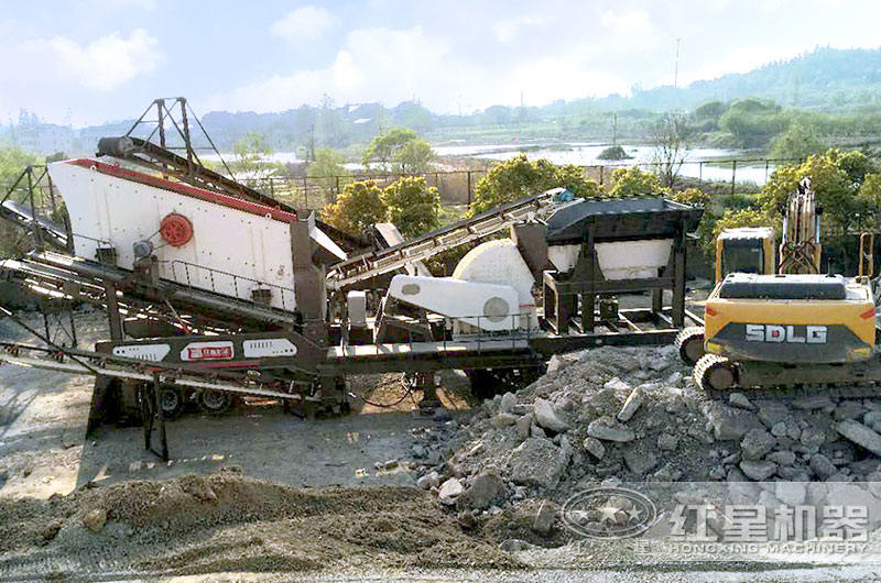 河北移動錘式破碎機生產現場圖 河北移動錘式破碎機生產現場圖