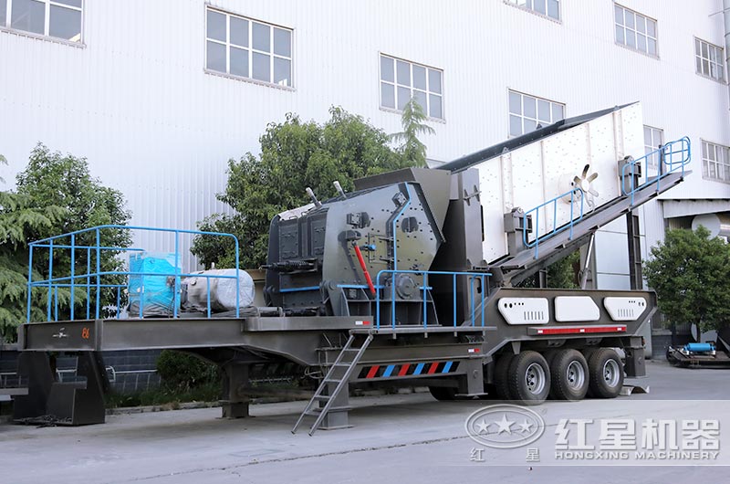 反擊式移動破碎站廠區實拍圖