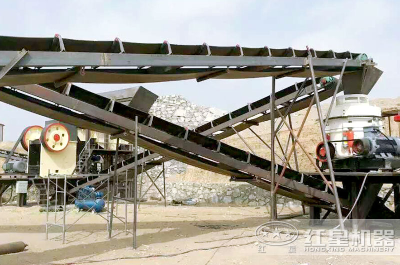 內蒙古石材加工廠,鄂破+圓錐破,破碎花崗巖 內蒙古石材加工廠,鄂破+圓錐破,破碎花崗巖