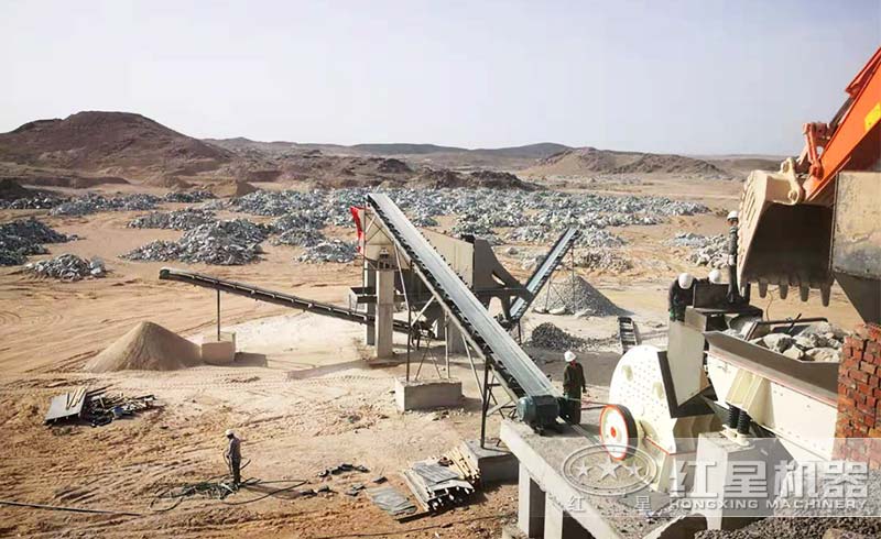 單機(jī)制砂現(xiàn)場(chǎng)