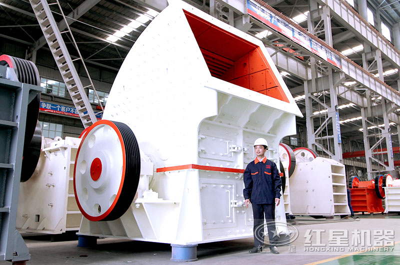 煤矸石錘破廠區圖