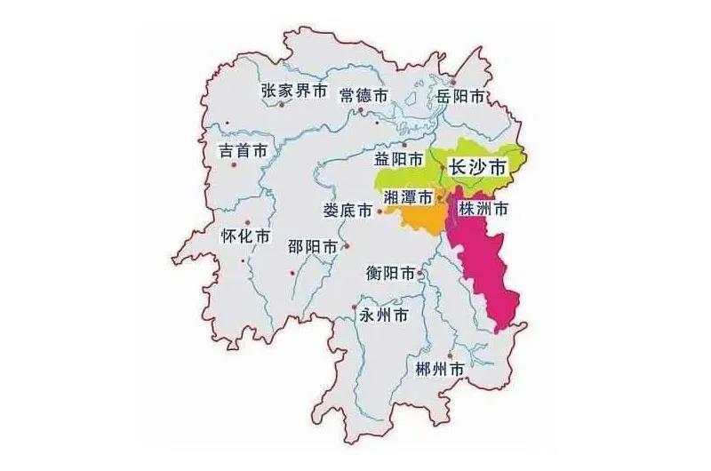 長株潭都市圈范圍 長株潭都市圈范圍